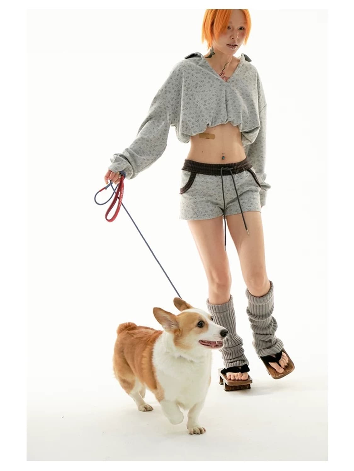 MOlacing 홈웨어 맨투맨 세트 상품이미지2