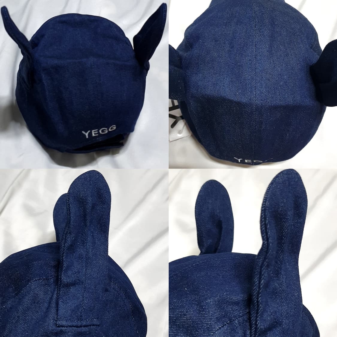 데님 블루  예그 트위스트 윙 캡 볼캡 모자  상품이미지7