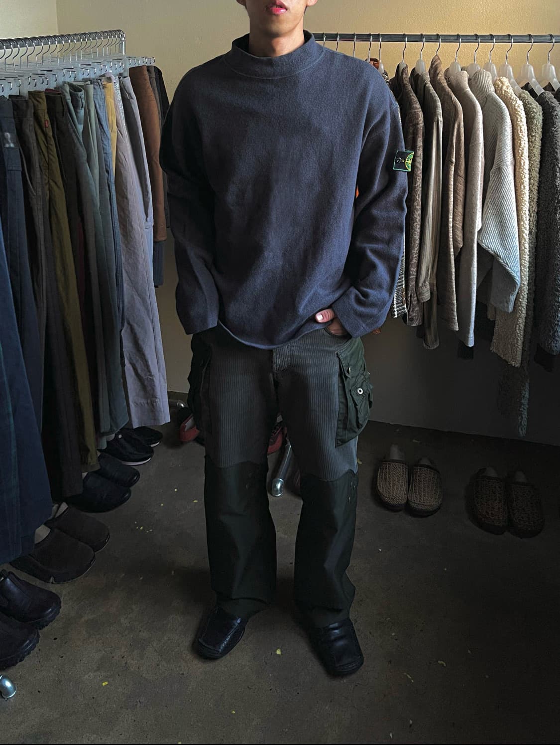 [XL]94AW 스톤아일랜드 아카이브 모크넥 플리스 상품이미지3