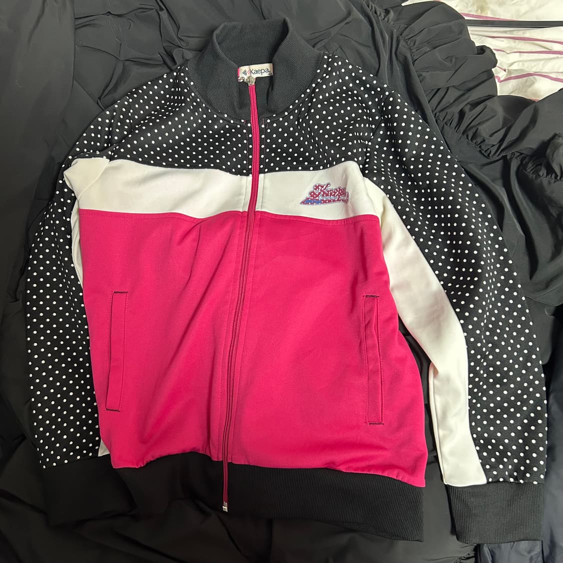 카파 y2k 갸루 핫핑크 져지 상품이미지1