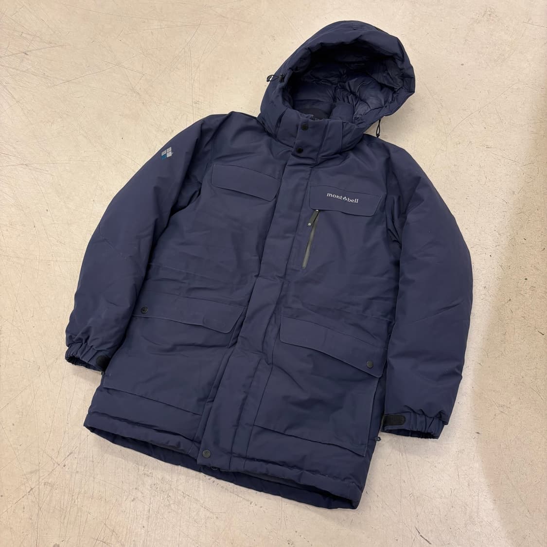 몽벨 네이비 구스다운 패딩점퍼 상품이미지1