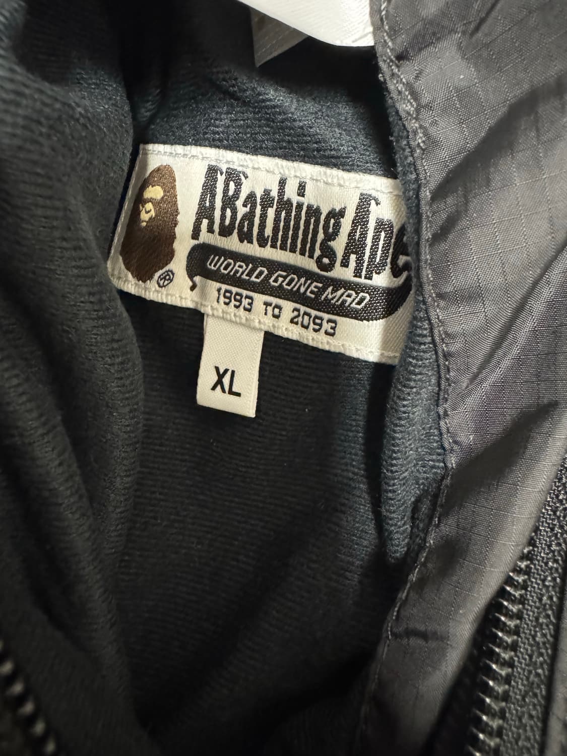 베이프 ABC 카모 리버서블 플리스 자켓 XL 상품이미지4