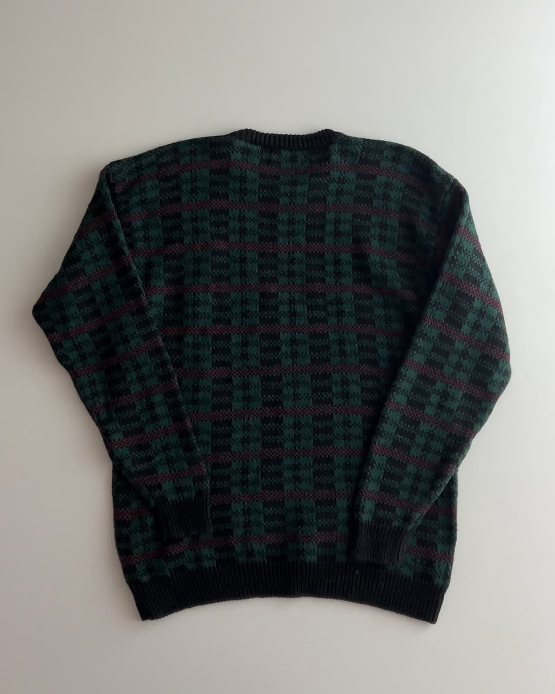 ASHLEY 린넨 혼방 핸드 자수 니트 스웨터 L 상품이미지2