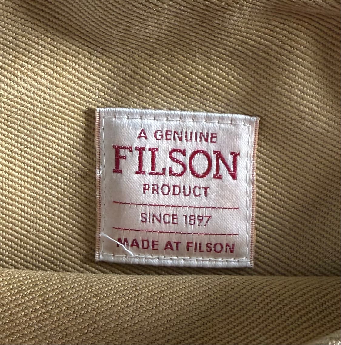 Filson Rugged Twill Open Tote Tan 260급 상품이미지9