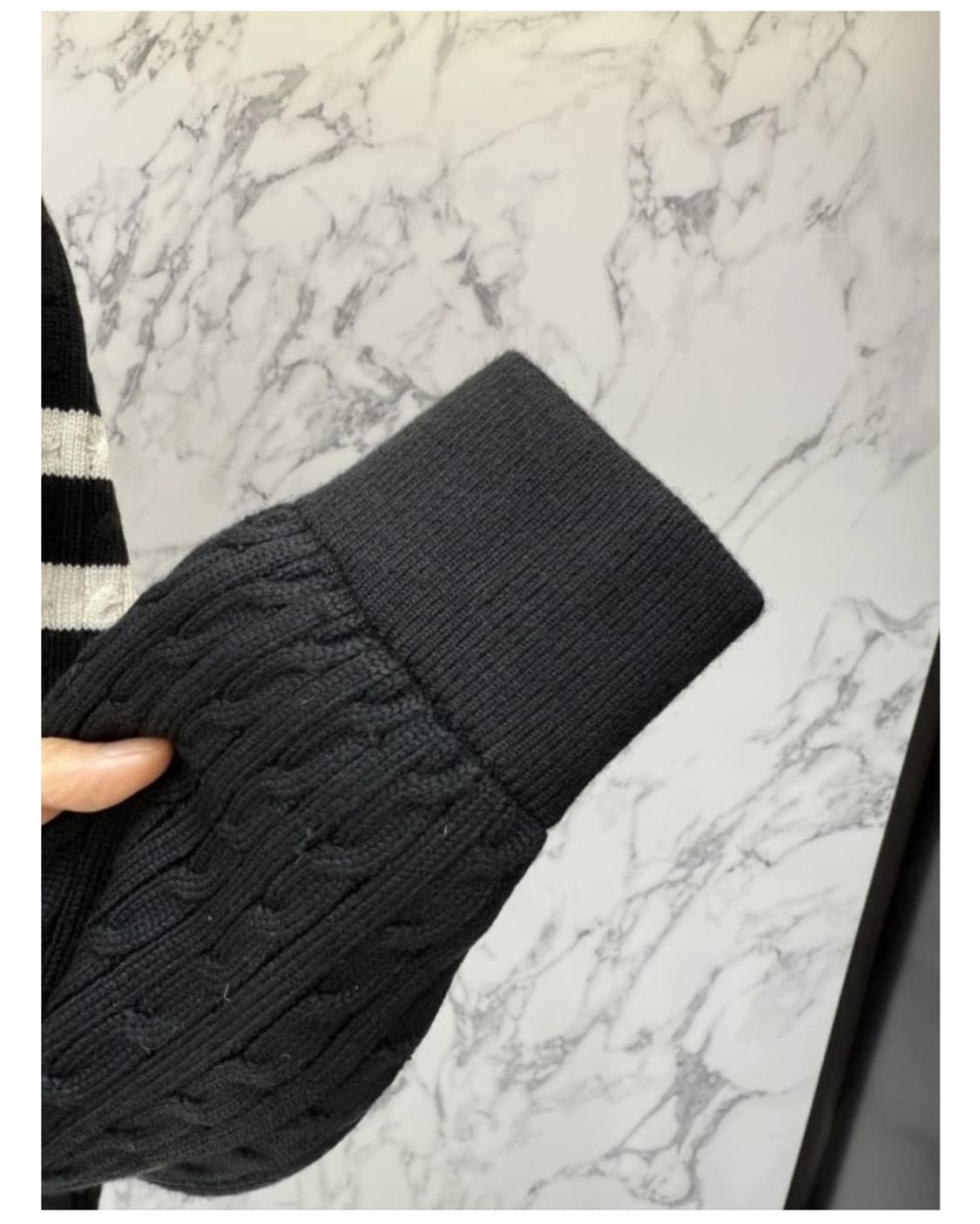 (새상품)몽클레어 니트패딩 그레이/블랙 남녀공용 상품이미지9