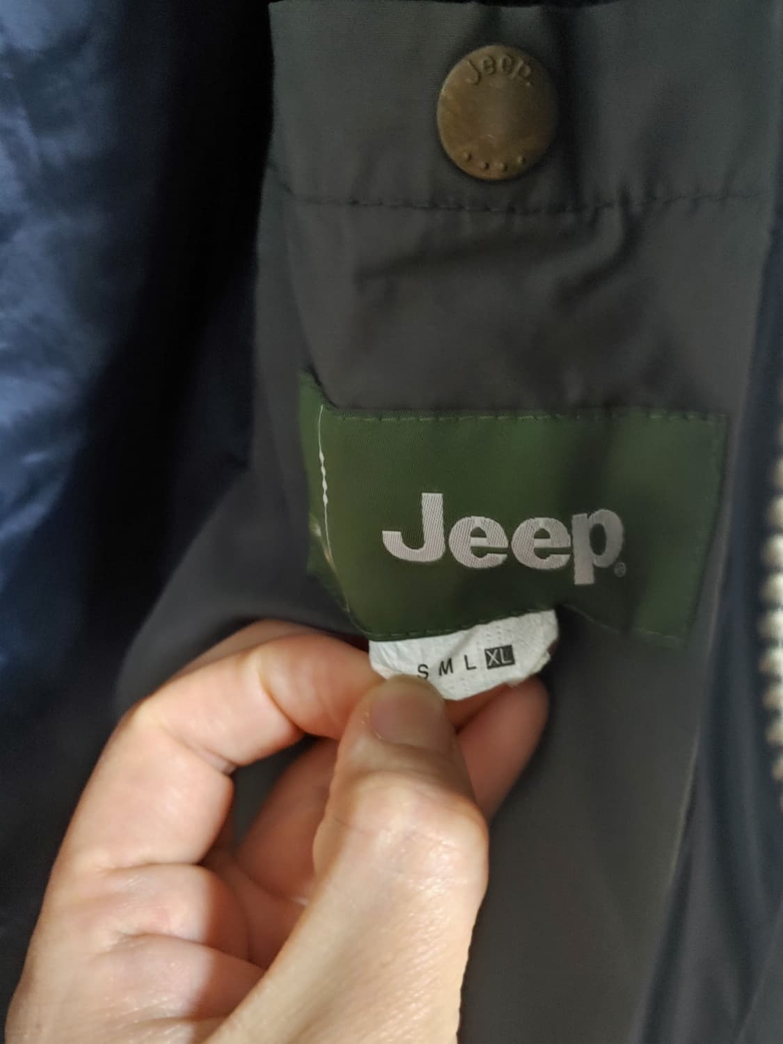 JEEP  지프 어센틱 와펜로고 퀼팅 하이넥 자켓-XL 상품이미지6