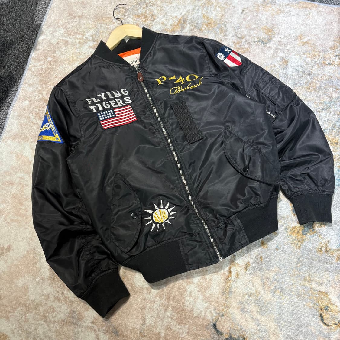 Gentle W 빈티지 ma-1 봄버 자켓 상품이미지2