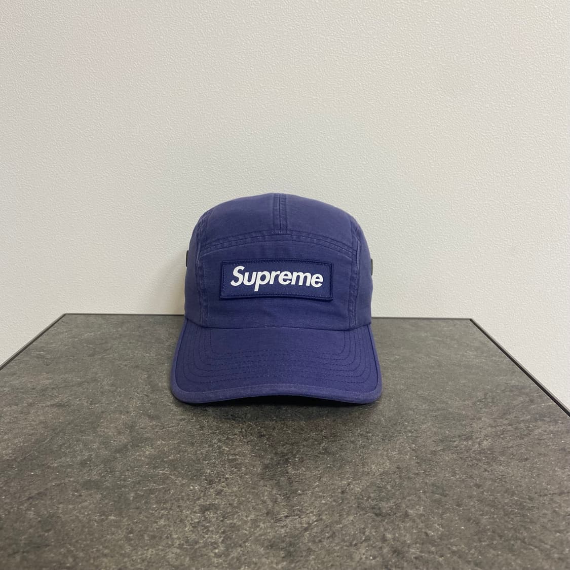 (OS) 슈프림 박스로고 캠프캡 모자 23SS 밀리터리 네이비 상품이미지1