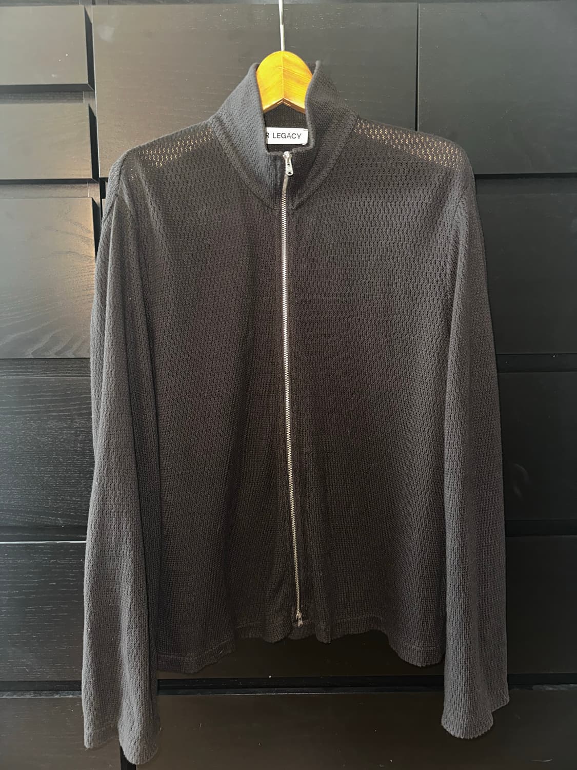 our legacy shrunken fullzip polo brown 상품이미지2