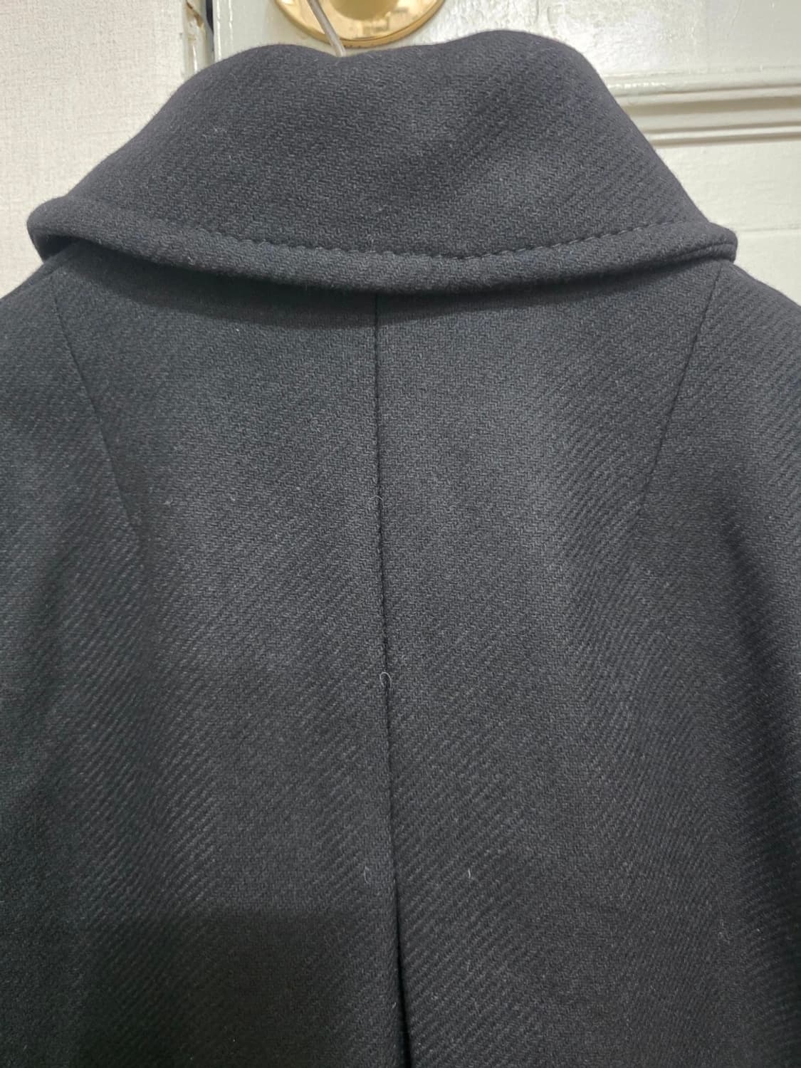 자라 블랙 숄더 포인트 자수 카라 코트 상품이미지8