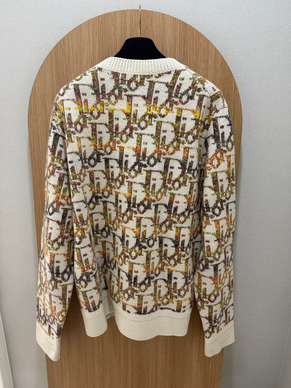 디올 옴므 오블리크 CD 블랙 레인보우 멀티컬러 니트 상품이미지2