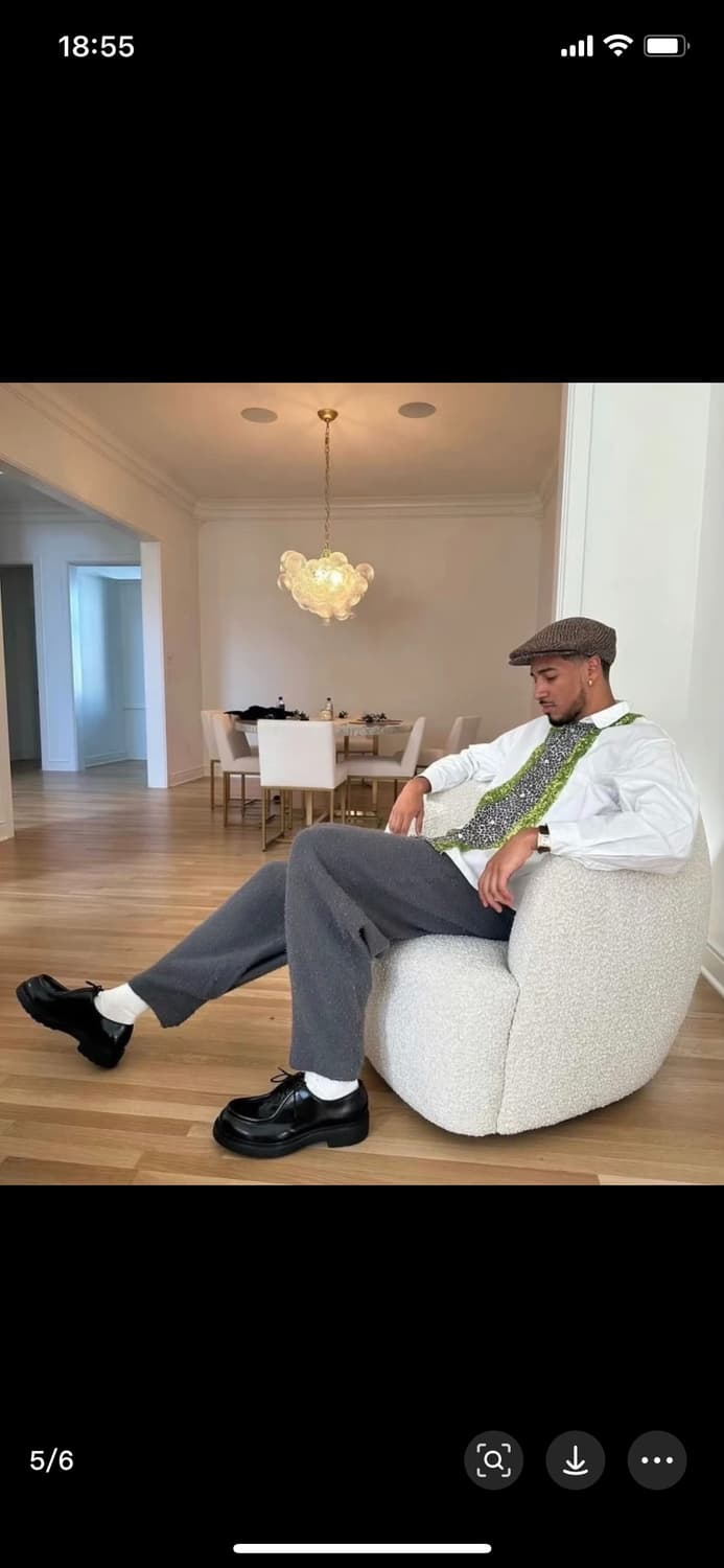 꼼데가르송 옴므 플러스 2018 S/S 런웨이 레오파드 스팽글 셔츠 상품이미지7