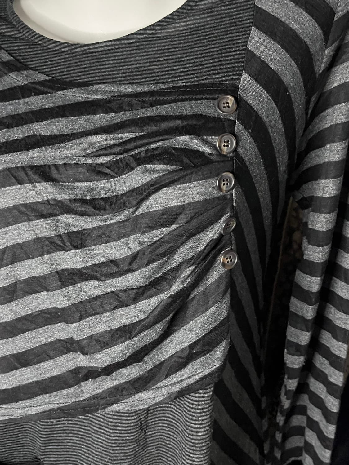 공겜여주 펑크 단가라 레이어드 긴팔 상품이미지2