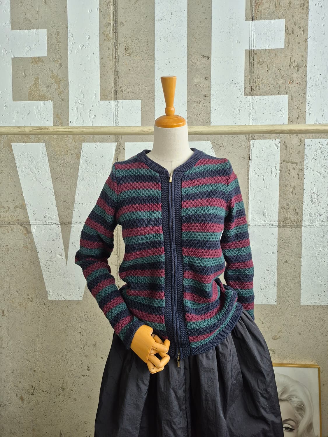 타미힐피거 니트집업S(SB2 상품이미지1