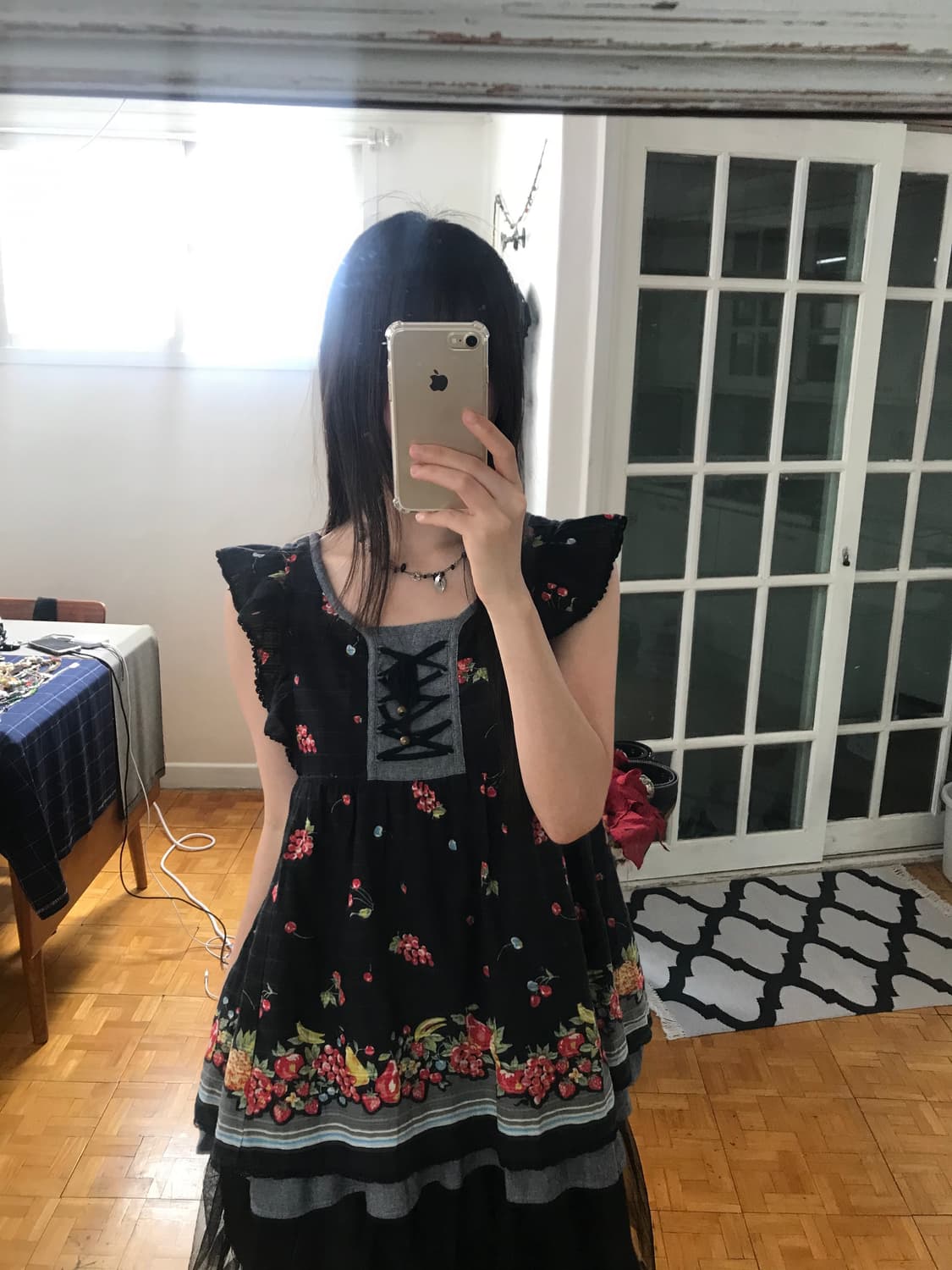 vintage pattern sleeveless 상품이미지5