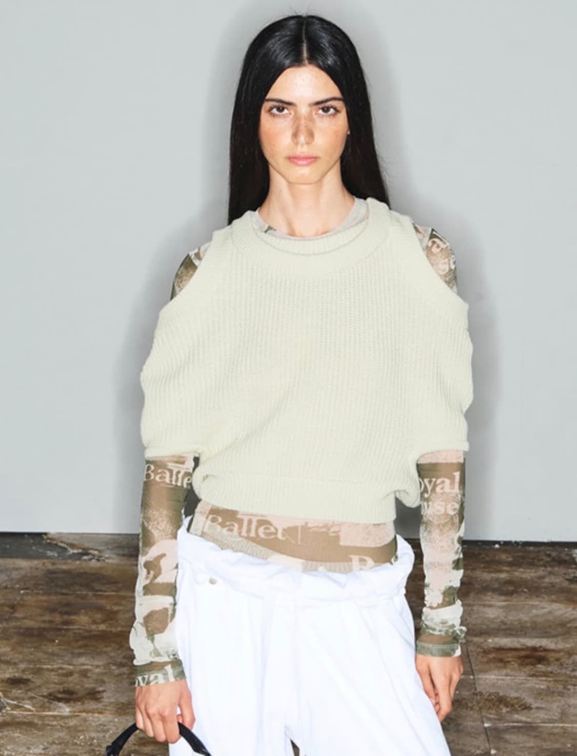 오픈와이와이 니트 베스트 레몬 상품이미지1