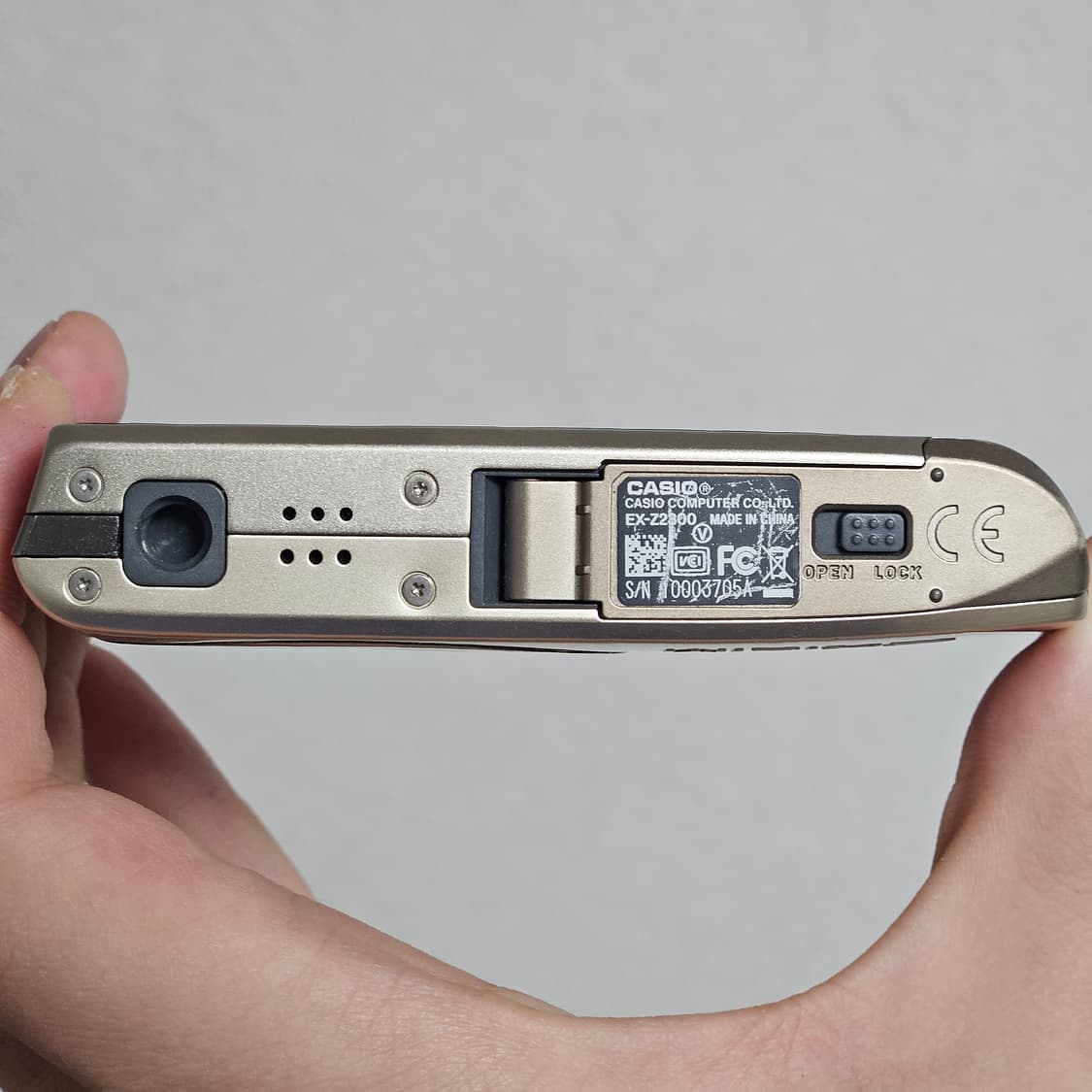 (아일릿 모카 디카) 카시오 엑슬림 EX-Z2300 골드 상품이미지4