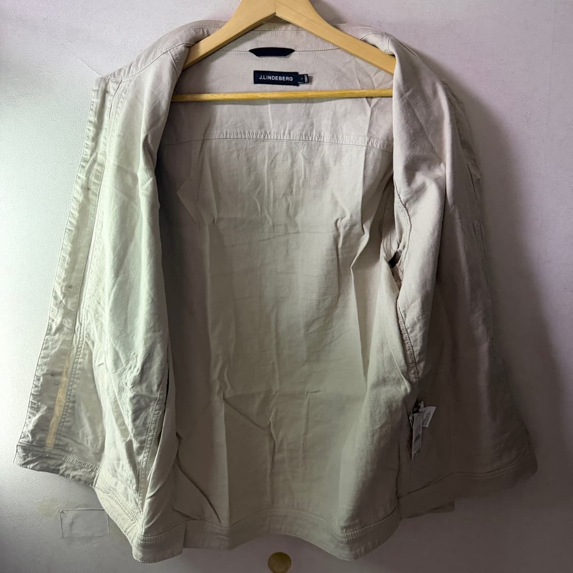 제이린드버그 남성 린넨 셔츠자켓 L (~슬림 105까지) 상품이미지6