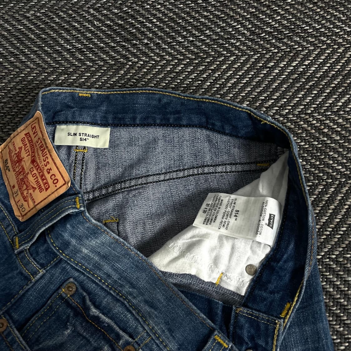 리바이스 514 타이다이 커스텀 데님 팬츠o 2848 상품이미지5