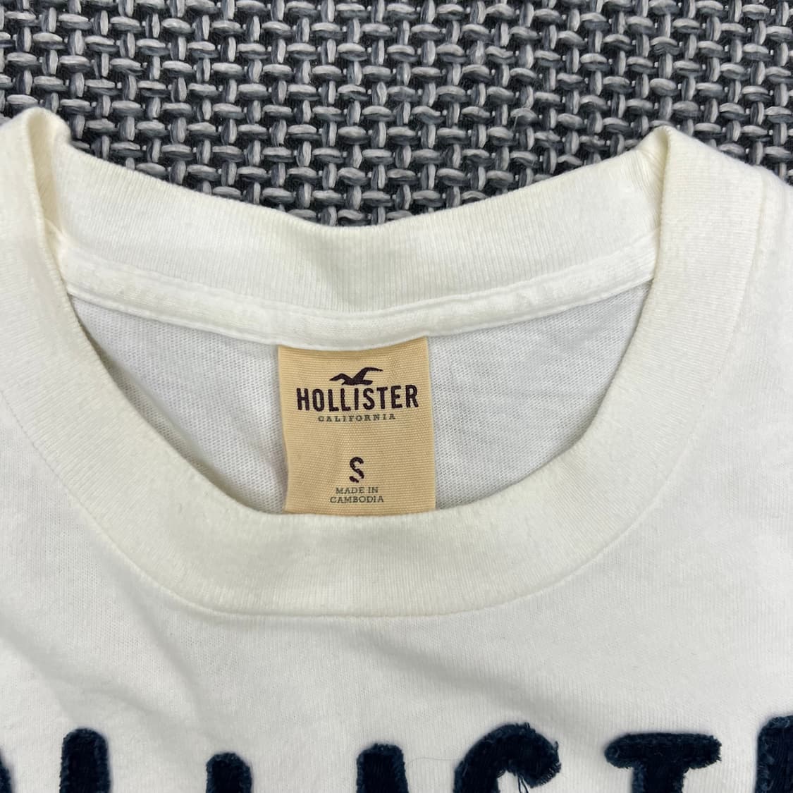 홀리스터 슬림핏 반팔 티셔츠 화이트 상품이미지2