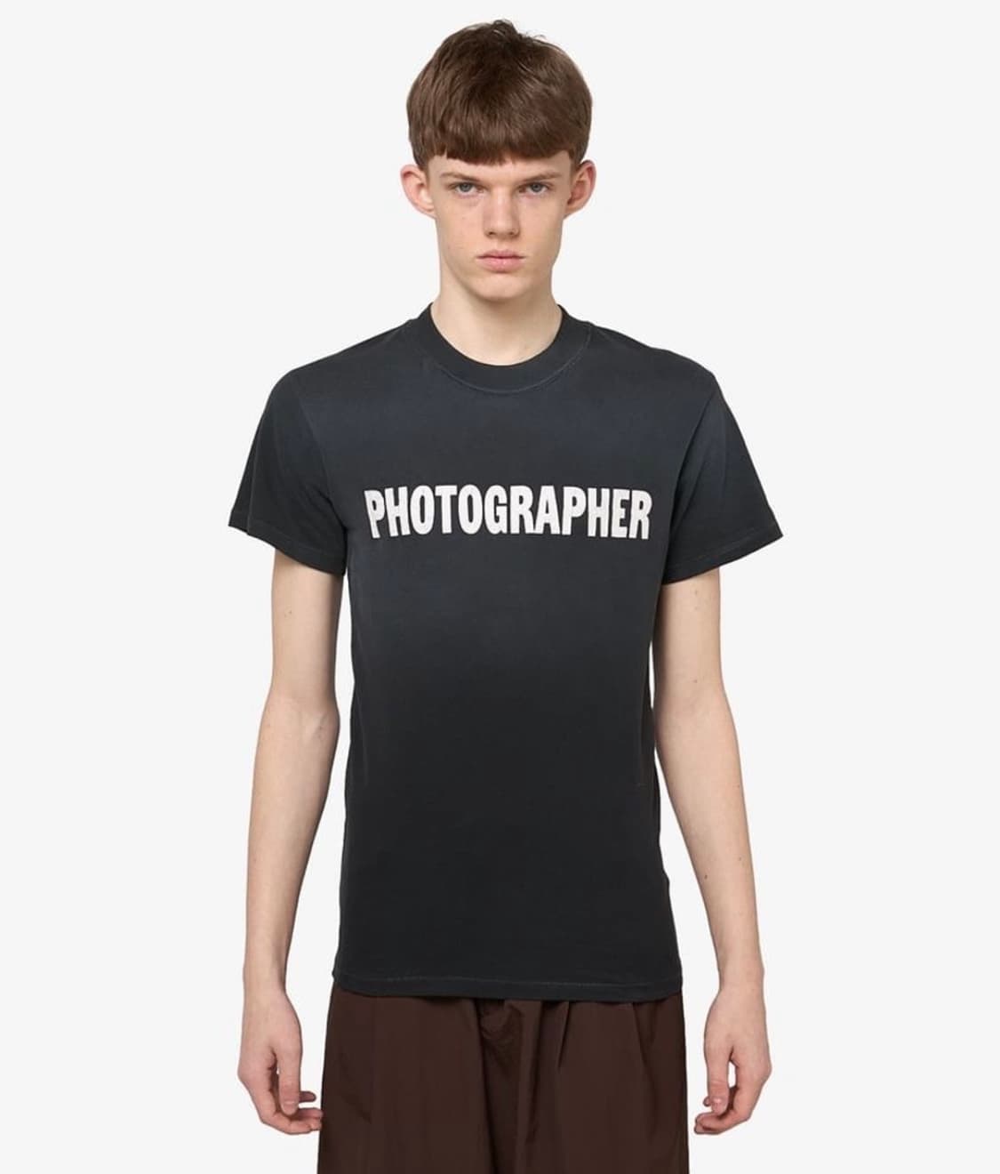 ERL 포토그래퍼 프린팅 티셔츠 블랙 M 새상품 상품이미지3