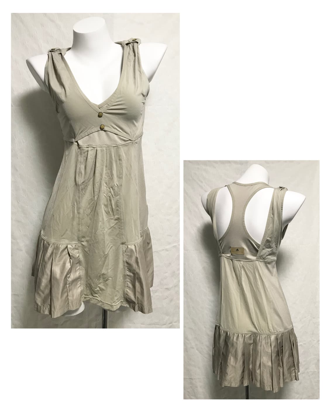 빈티지 adidas x stella mccartney 트임 플리츠 원피스 상품이미지1