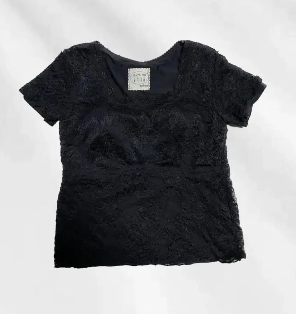 와이즈걸 빈티지 레이스 반팔 상품이미지1