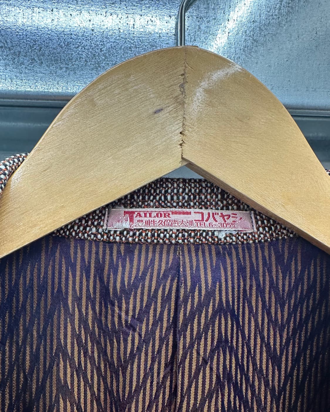 (M)빈티지 울 블레이져-M1384 상품이미지4