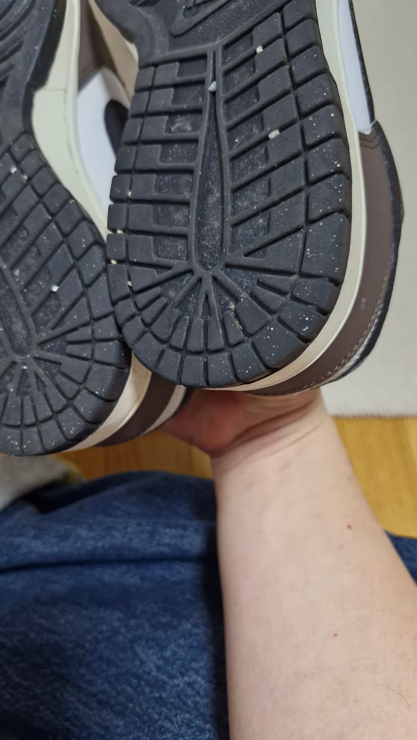 나이키 덩크 로우 화이트/브라운 265 상품이미지6