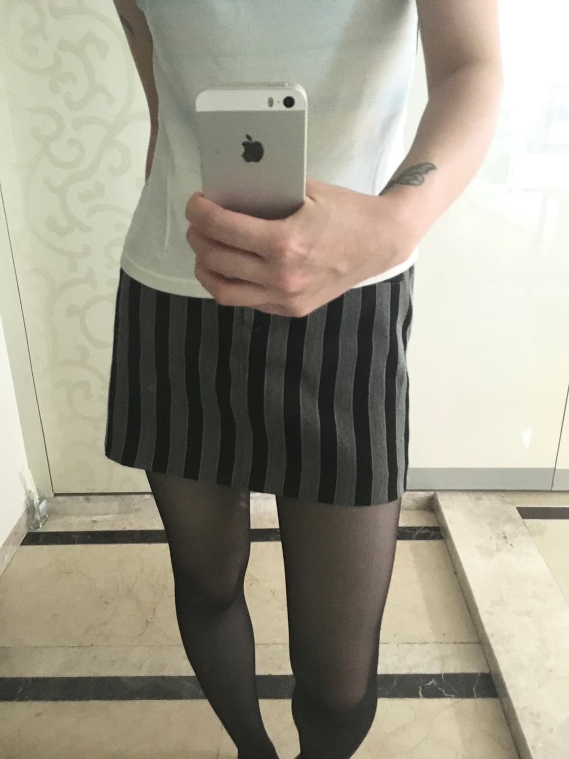 Stripe pattern mini skirt 상품이미지2
