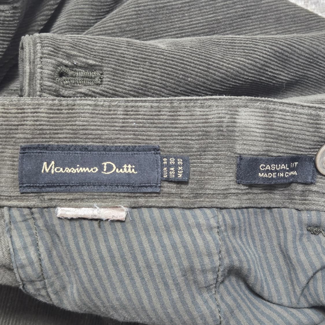 Massimo Dutti 마시모두띠 코듀로이 골덴바지 상품이미지4