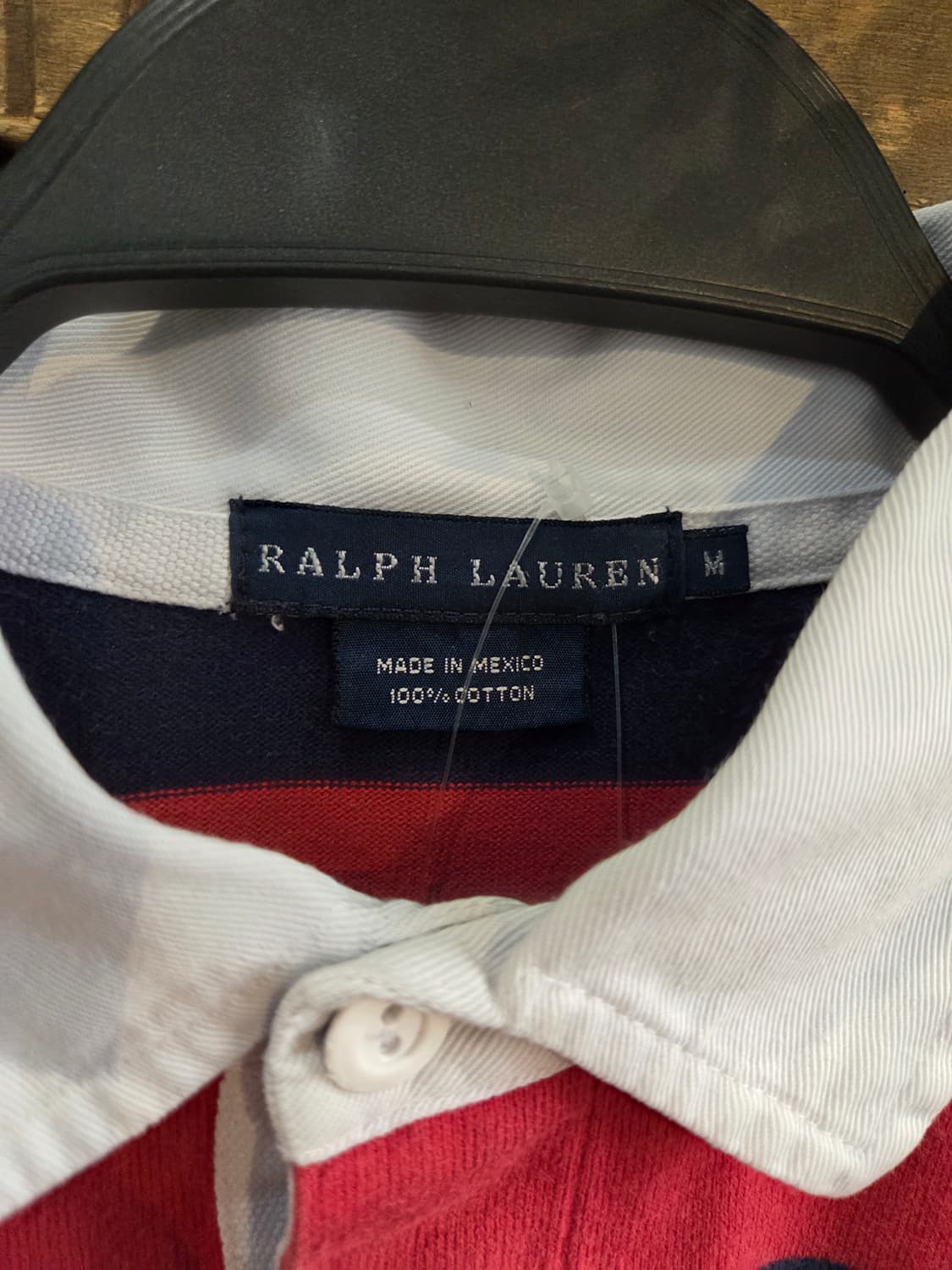 Polo 폴로 레드 스트라이프 럭비티 상품이미지3