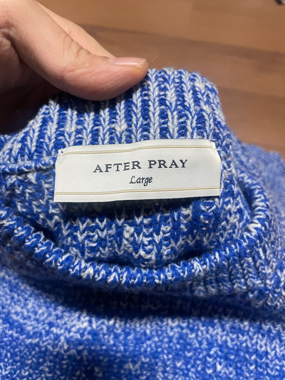 애프터프레이 니트 L 상품이미지2