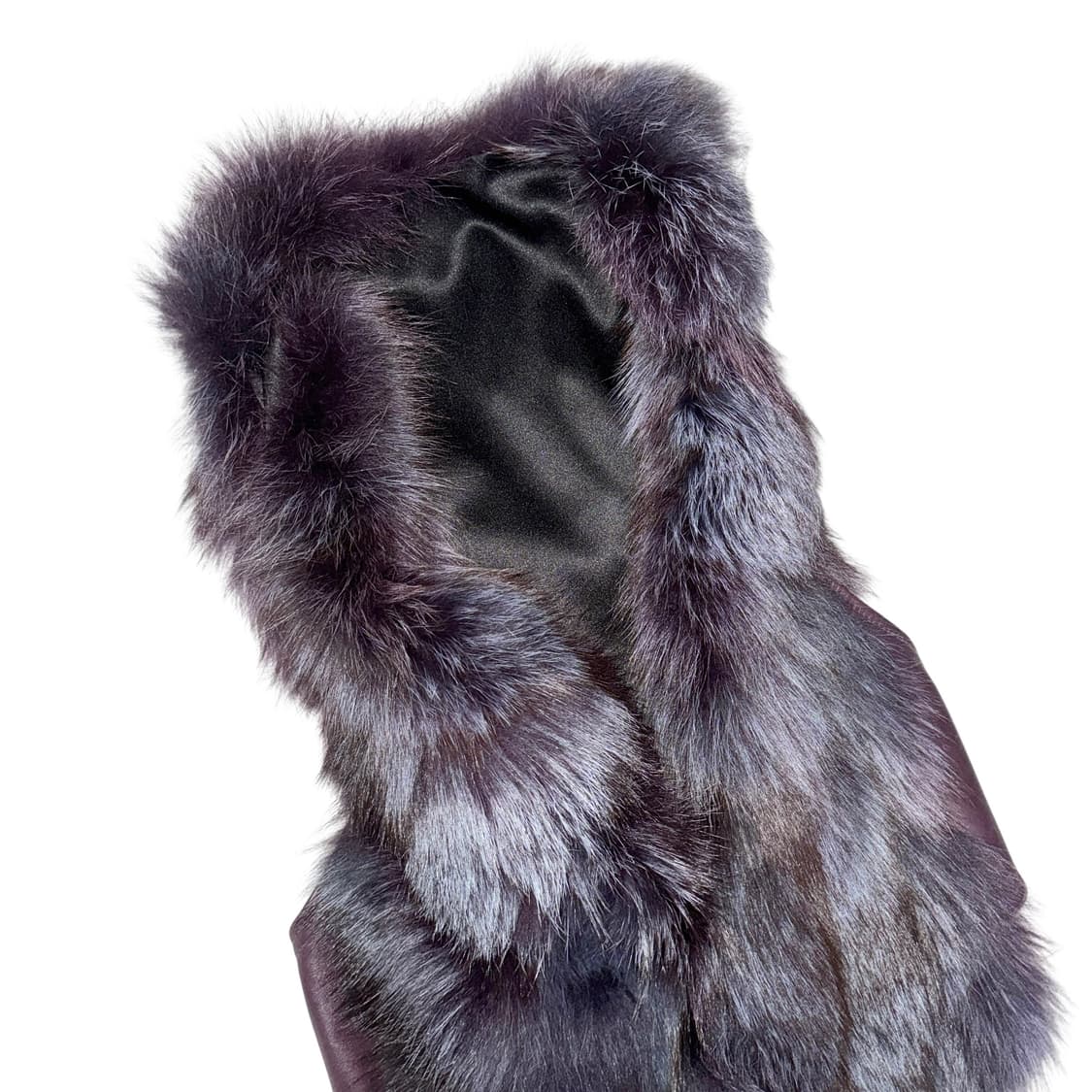 Purple Vintage Indigo Fur Vest 상품이미지6