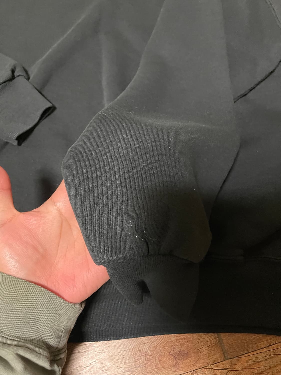 90s 러셀 스웻셔츠 블랙 XXL 멕시코제 상품이미지4