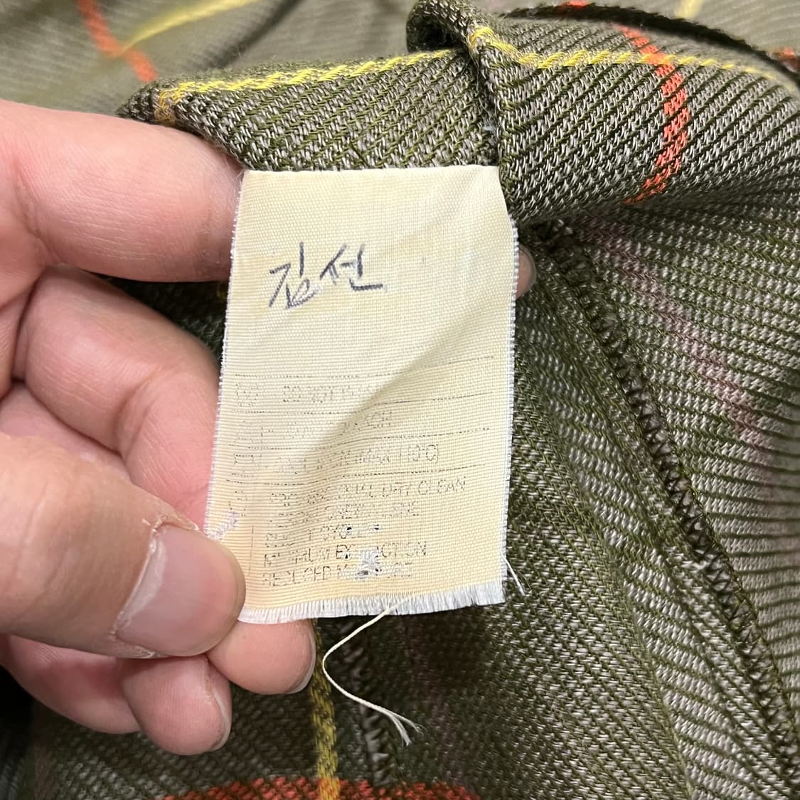  조르지오 아르마니 스트라이프 논카라 자켓 y15929 상품이미지7