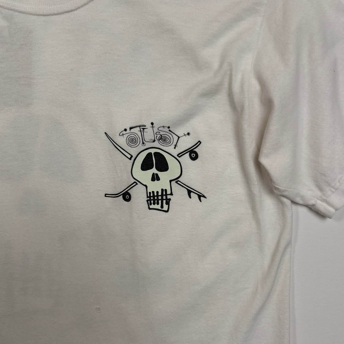 [S] STUSSY SKULL graphic T-shirt 상품이미지3