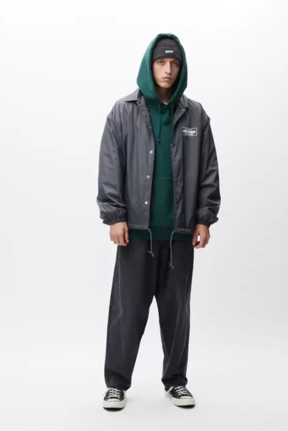 네이버후드 솔리드컬러집업 후디자켓 S 상품이미지2