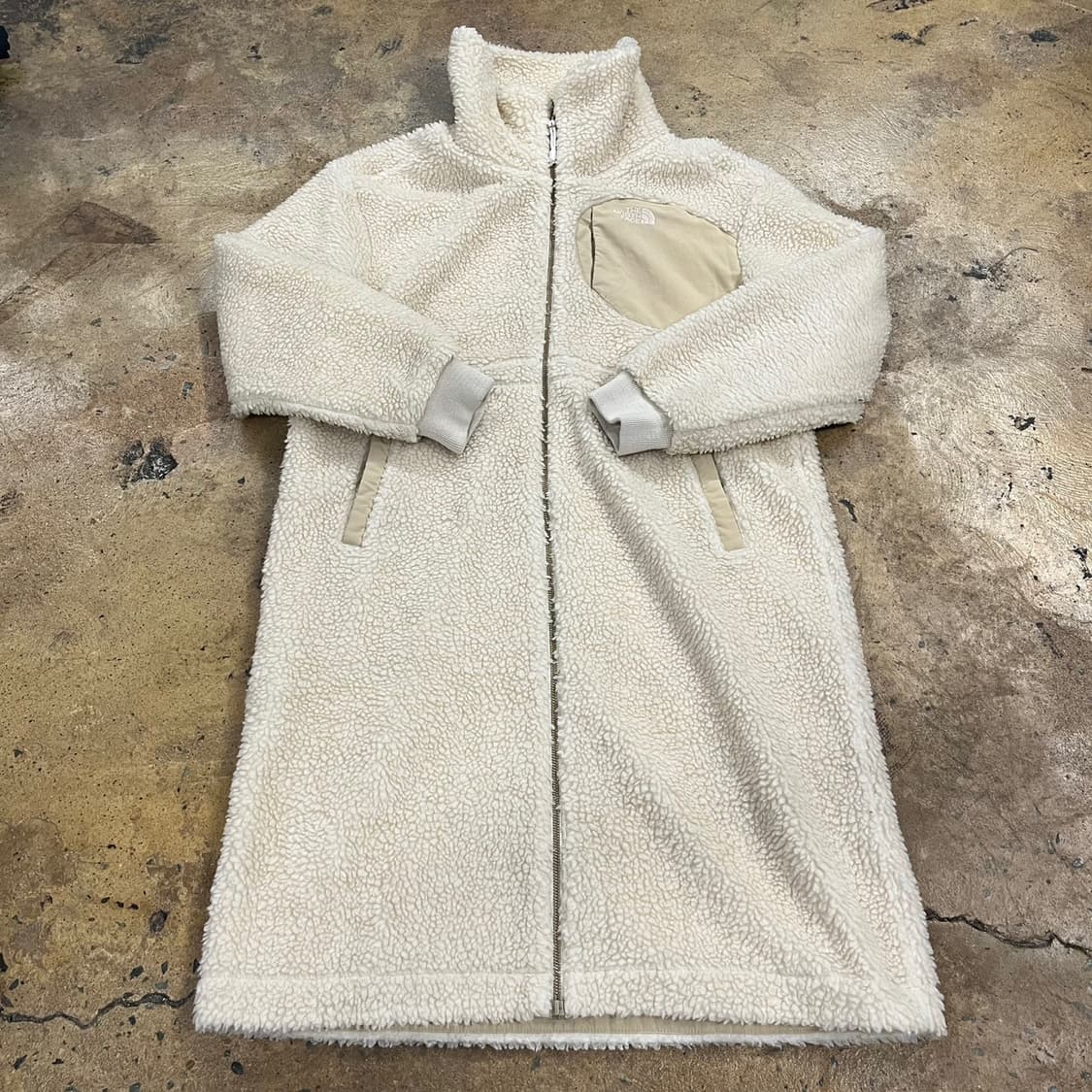 [정품/s,85] 노스페이스 뽀글이 롱 플리스 아이보리 b18 상품이미지2