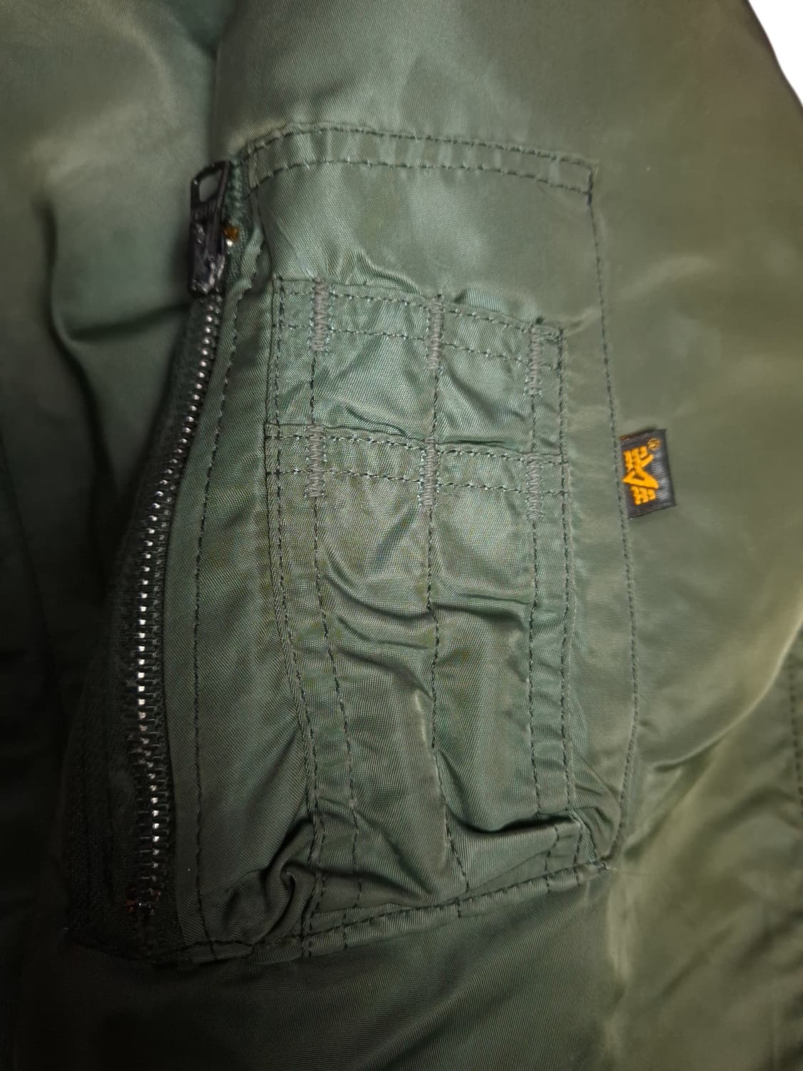 오리지날 미국제조 알파사 미공군 민수용 MA-1 항공자켓 상품이미지4