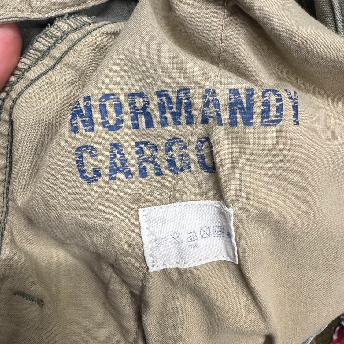 00s GAP 노르망디 카고 반바지 사이드 포켓 포인트 카키 상품이미지6