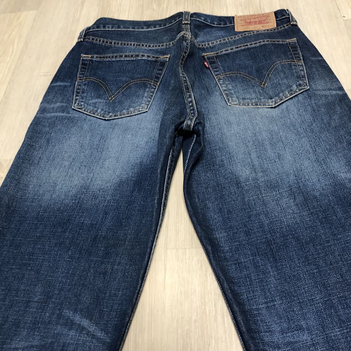 (33) 00's 리바이스 508 버튼플라이 와이드핏 워시드 데님 상품이미지2