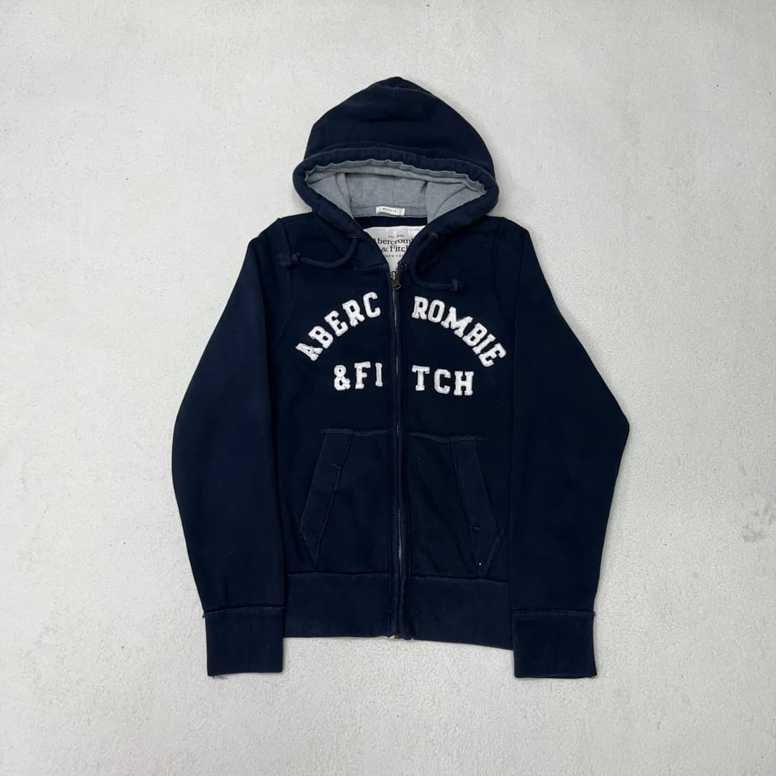 Abercrombie navy hood zip-up 상품이미지4