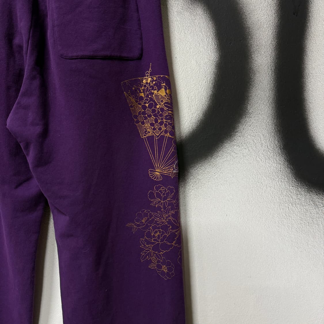 VTG 빈티지 빅사이즈 오리엔탈 프린팅 스트링 조거 팬츠 상품이미지6