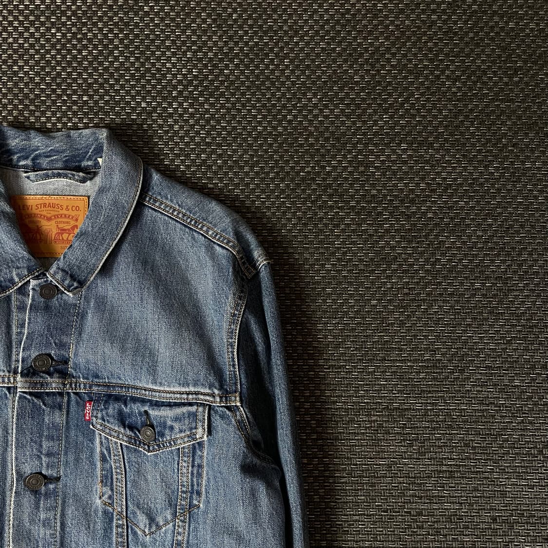 리바이스 연청 투포켓 데님 자켓 L 상품이미지3