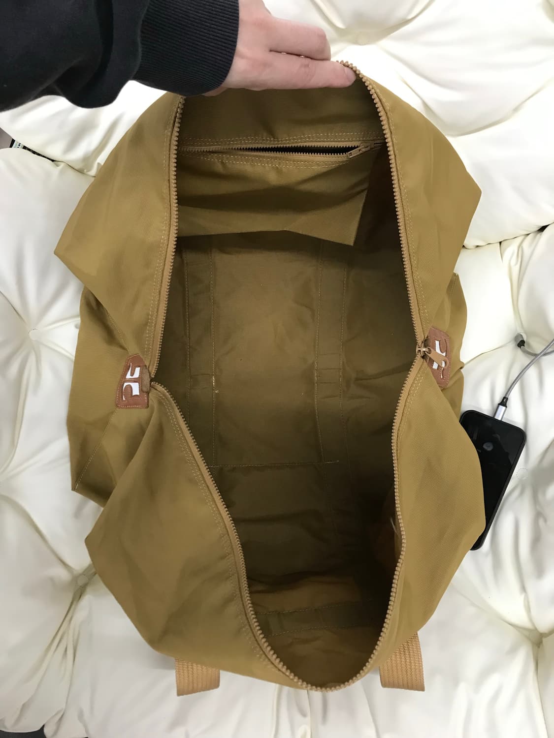 꾸레쥬 더블 로고 보스턴백 가방 상품이미지6