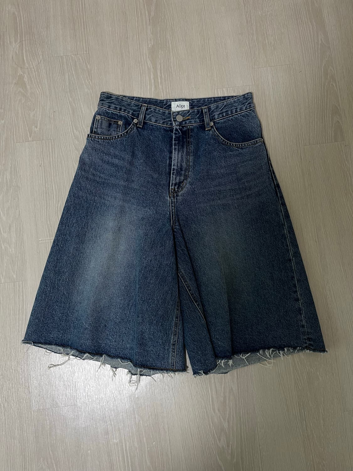 아옵트 데님 버뮤다팬츠 상품이미지1