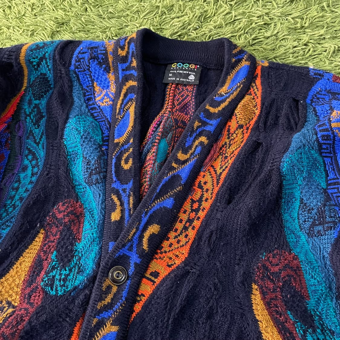 쿠지 케이블 니트 가디건 상품이미지2