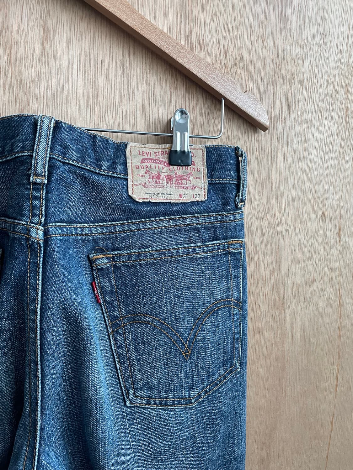 리바이스 517 플레어 데님 팬츠 상품이미지5