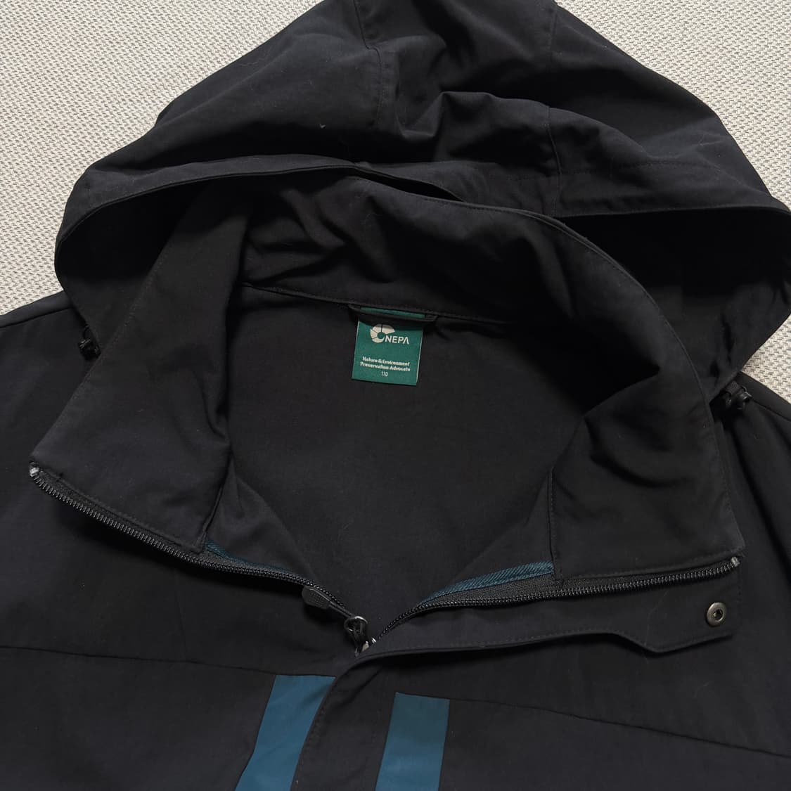 네파 배색 바람막이 자켓 상품이미지3